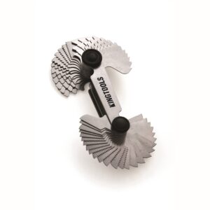 JOGO DE CALIBRE DE ROSCA TIPO PENTE ÂNGULO 60º 24 LÂMINAS 600.070