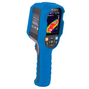 Câmera Termovisora Faixa -10~400°C Emissividade Ajustável IP65 Interface USB Tipo-C Memória Externa Minipa MTV-120 -Certificado de Calibração Rastreável RBC/INMETRO