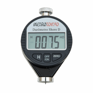 Durômetro Digital Shore D - Borrachas Duras - (MTK-1041) - Certificado de Calibração Rastreável RBC/INMETRO
