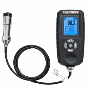 Medidor de Espessura de Camadas com Bluetooth e APP - Ferroso: 0-500um/Não Ferroso: 0-500um - (MTK-1219) - Certificado de Calibração Rastreável RBC/INMETRO