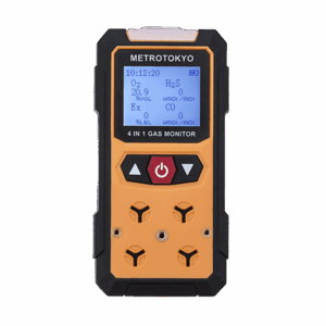 Explosímetro - Medidor e Detector de 4 Gases (LEL, O2, H2S, CO) - (MTK-2516) - Certificado de Calibração Rastreável RBC/INMETRO