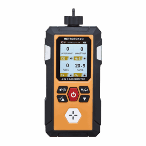 Explosímetro - Medidor e Detector de 4 Gases (LEL, O2, H2S, CO) com Bomba para Espaços Confinados Embutida - (MTK-2525) - Certificado de Calibração Rastreável RBC/INMETRO