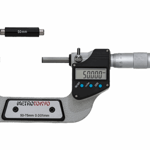 Micrômetro Externo Digital 50-75mm/0,001mm (Milesimal) - Nível de Proteção IP65 - (MTK-4274) - Certificado de Calibração  RBC/INMETRO