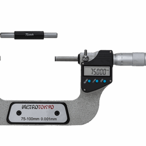 Micrômetro Externo Digital 75-100mm/0,001mm (Milesimal) - Nível de Proteção IP65 - (MTK-4275) - Certificado de Calibração  RBC/INMETRO