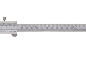 Paquímetro Aço Inox 200mm/8" (0,05 mm / 1/128") - (MTK-5001) - Certificado de Calibração  RBC/INMETRO