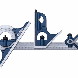 Esquadro Combinado Completo - 300 mm / 12" - 0 ~ 180° - (MTK-5600) - Certificado de Calibração Rastreável RBC/INMETRO