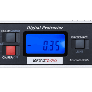 Inclinômetro - Medidor de Inclinação Digital com Base Magnética - (MTK-5615) - Certificado de Calibração Rastreável RBC/INMETRO