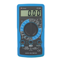 Multímetro Digital AC DC 2000KOhms Minipa ET-1002 - Certificado de Calibração RBC/INMETRO