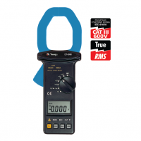 Alicate Amperímetro Digital True RMS Tensão 750V/AC 1000V/DC Corrente Minipa ET-3960 - Certificado de Calibração RBC/INMETRO