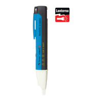 Detector de Tensão 90v a 1000v Ac Cat Ii 1000v Minipa Ez Alert I