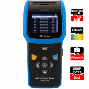 Durômetro portátil digital 170~960HL impressora integrada Minipa MDU-300 - Certificado de Calibração Rastreável RBC/INMETRO