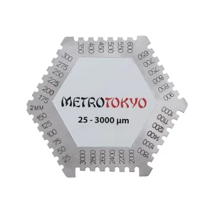 Medidor de Espessura de Camadas Úmidas Aço Inoxidável - (MTK-1251) - Certificado de Calibração Rastreável RBC/INMETRO