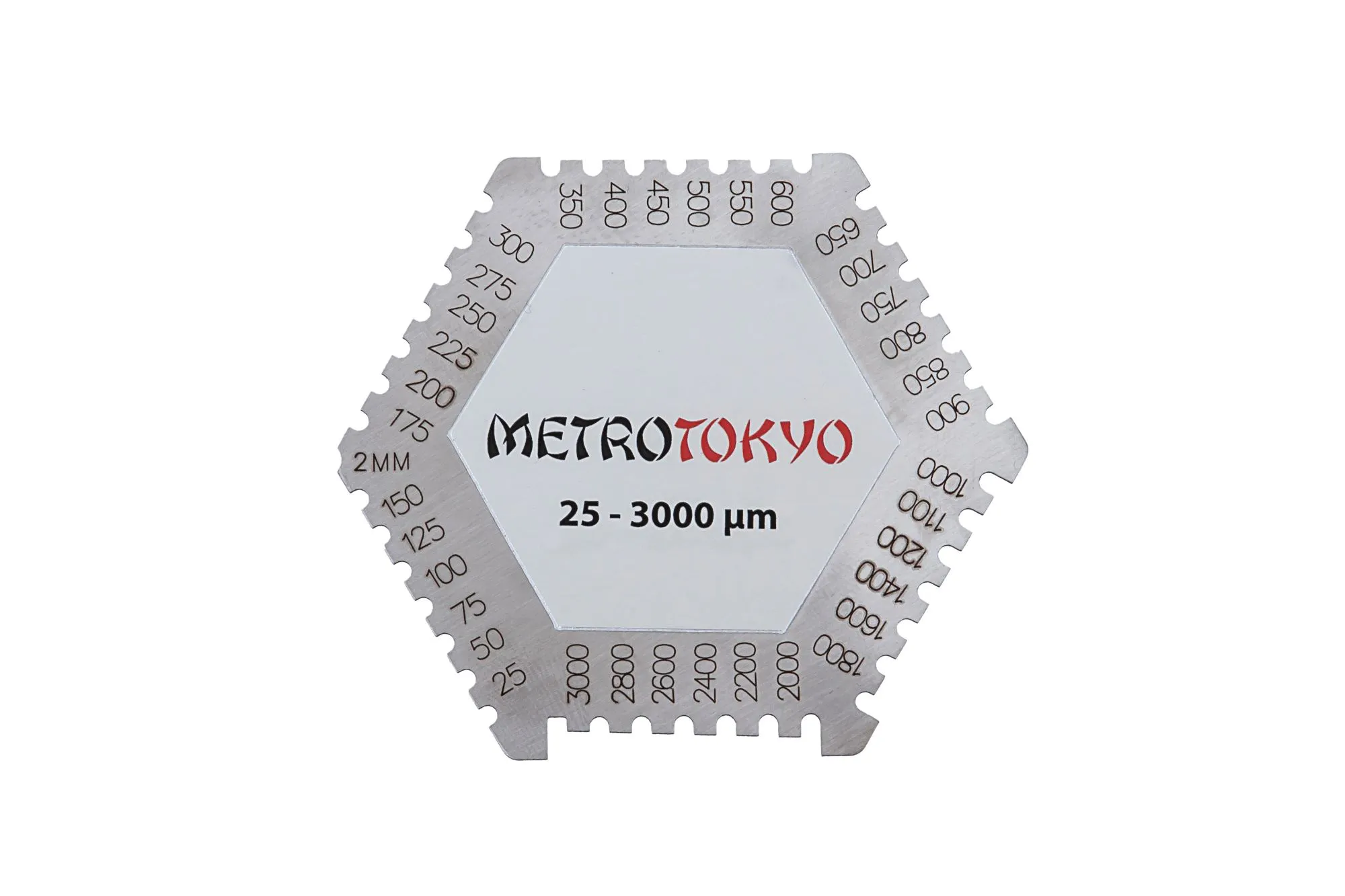 Medidor de Espessura de Camadas Úmidas Aço Inoxidável - (MTK-1251) - Certificado de Calibração Rastreável RBC/INMETRO