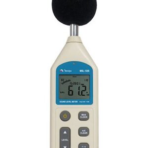 Decibelímetro Capacidade 30 a 130dB Resolução 0,1dB Resposta de Frequência 31,5Hz a 8,5kHz Minipa MSL-1355B - Certificado de Calibração Rastreável RBC/INMETRO