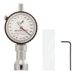 Rugosímetro Analógico Medidor de Perfil de Superfície - Peças Jateadas - (MTK-1413) - Certificado de Calibração Rastreável RBC/INMETRO