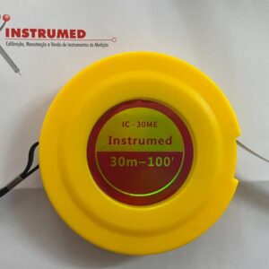 Trena longa fita de aço capacidade 30 m Instrumed IC-30ME - Certificado de Calibração Rastreável RBC/INMETRO